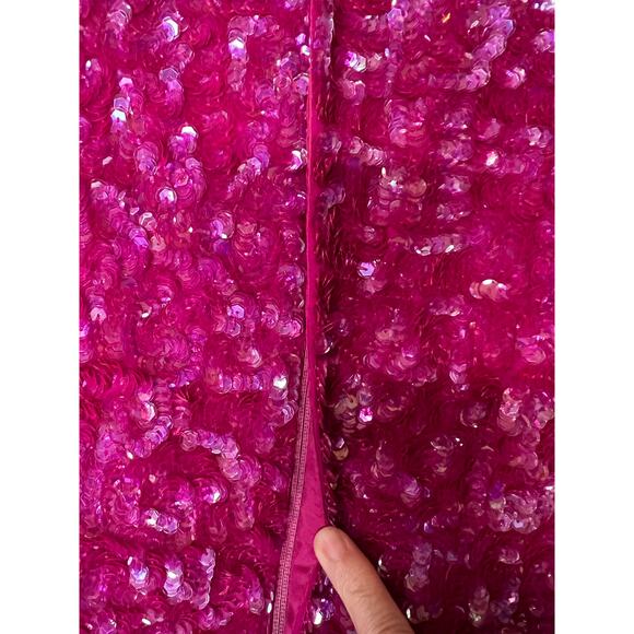 Vintage Silk Sequin Dress Small - Picture 6 of 9